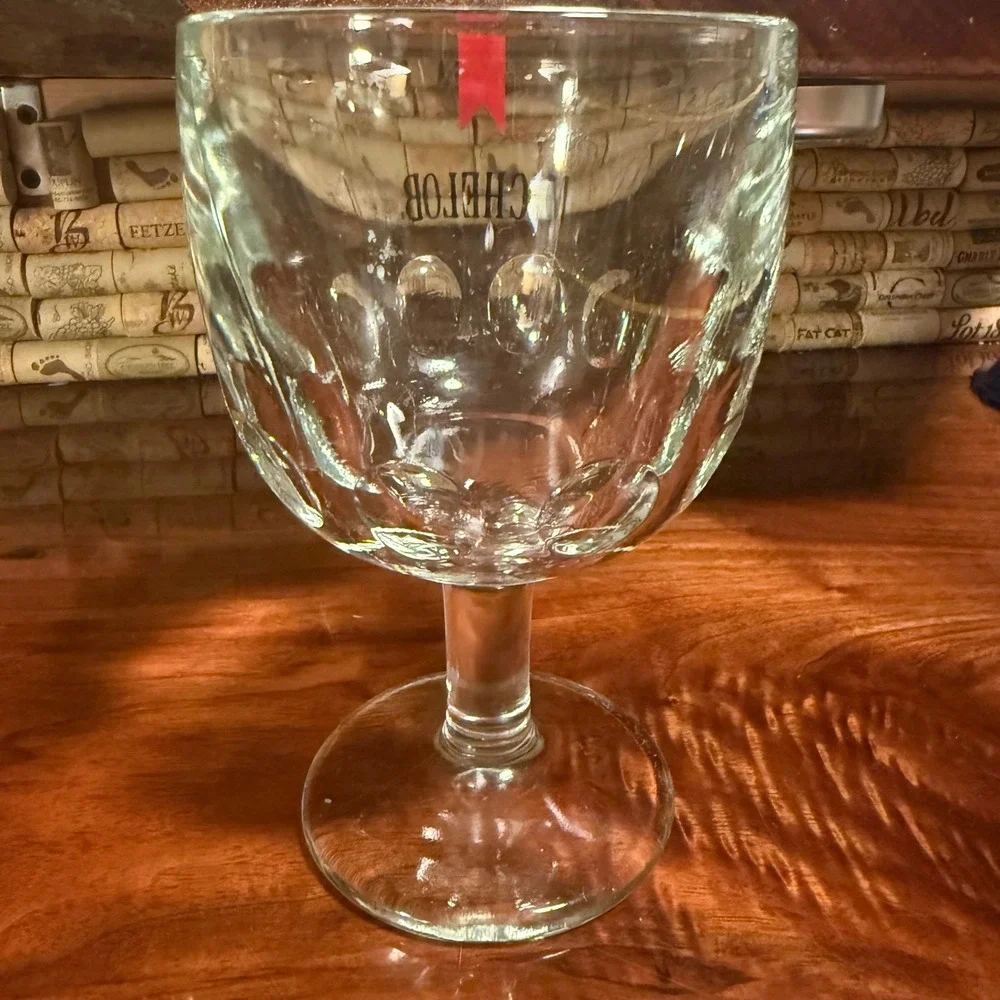 Michelob beer goblet